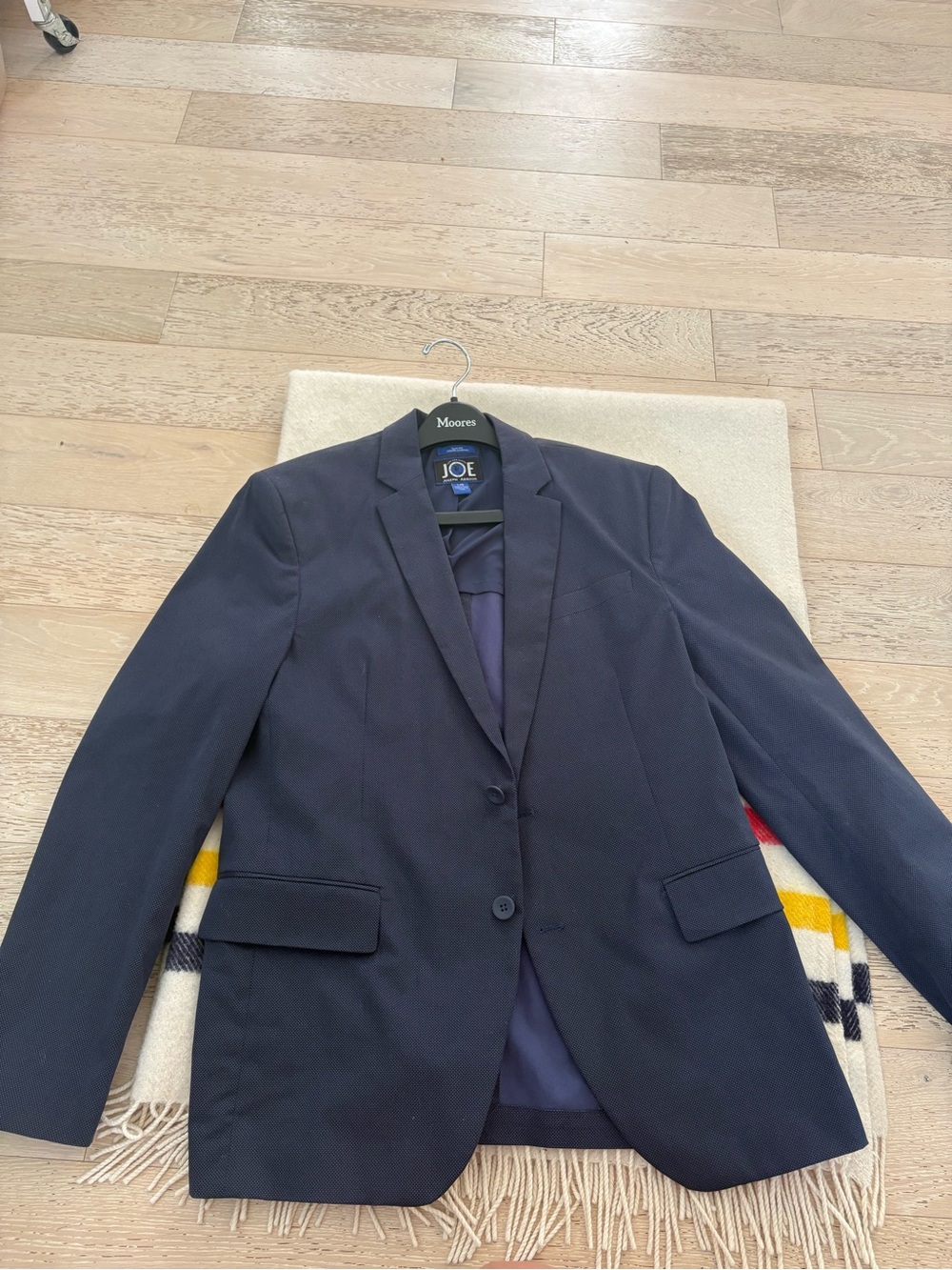Joseph Abboud Men's Navy Two-Button Sport Coat